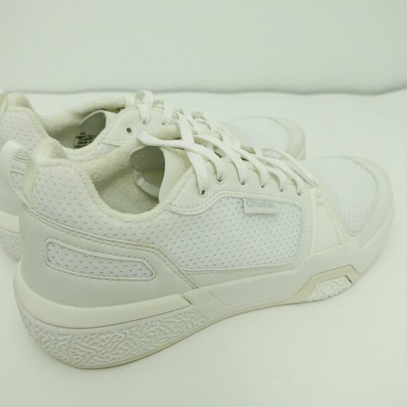 Olukai Anau White Cream Comfort Pickleball Court Sneakers Women's 10 / Men's 8.5 - Picture 5 of 10